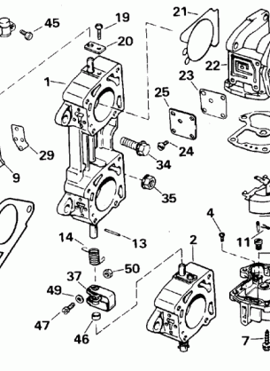 CARBURETOR AND LINKAGE - 200