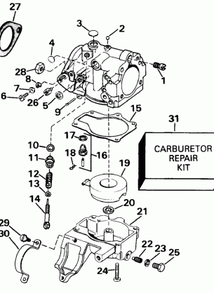 CARBURETOR 20SE - 20SEL - 25E - 25EL