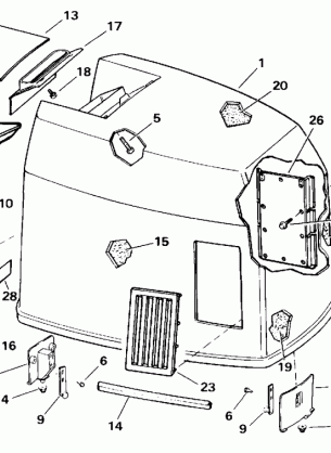 ENGINE COVER - JOHNSON