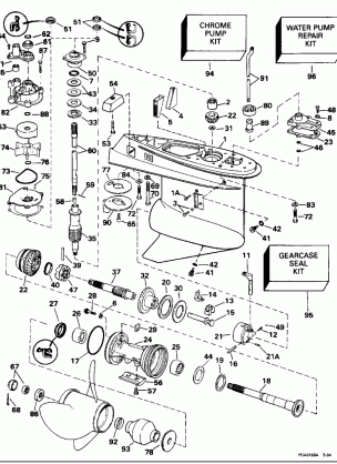 GEARCASE - COUNTER ROTATION