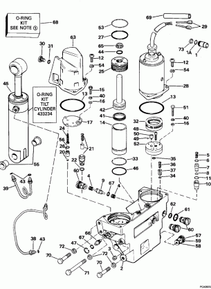 POWER TRIM / TILT HYDRAULIC ASSY.