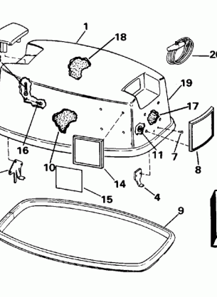 ENGINE COVER - JOHNSON