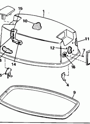 ENGINE COVER - JOHNSON