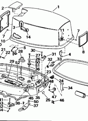 ENGINE COVER - JOHNSON