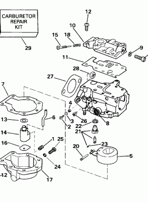 CARBURETOR 20E - 20EL