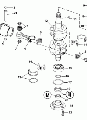 CRANKSHAFT & PISTON