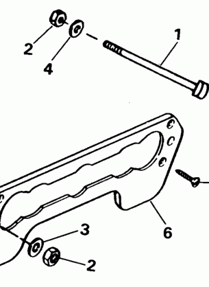 TRANSOM MOUNT KIT P / N 433459