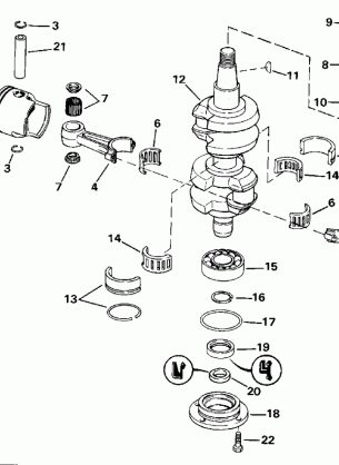 CRANKSHAFT & PISTON