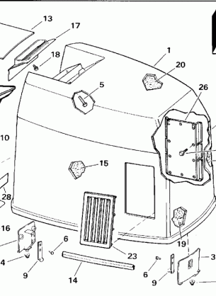 ENGINE COVER - JOHNSON