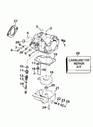 CARBURETOR - 25 H.P.