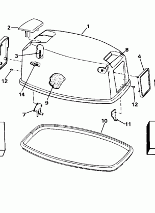 ENGINE COVER - EVINRUDE