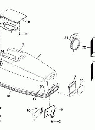 ENGINE COVER - EVINRUDE