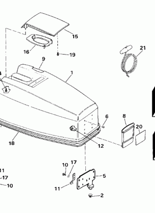 ENGINE COVER - JOHNSON