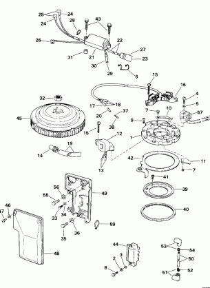 IGNITION SYSTEM - 40 ROPE START