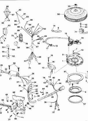 IGNITION SYSTEM - ELECTRIC START AND TL MODELS ONLY