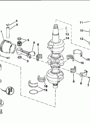 CRANKSHAFT & PISTON