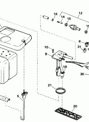 OIL TANK KIT - 1.8 GALLON