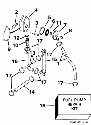 FUEL PUMP - 88 MODELS