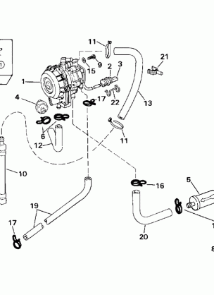 FUEL PUMP - 90 / 100 / 115 MODELS