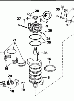 CRANKSHAFT & PISTON