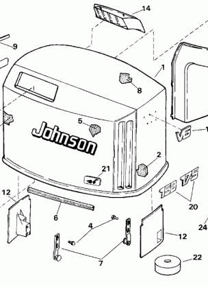 ENGINE COVER - JOHNSON