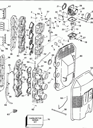 CARB. & INTAKE MANIFOLD 150 