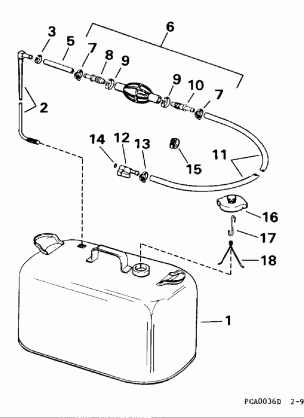 FUEL TANK WITHOUT GAUGE