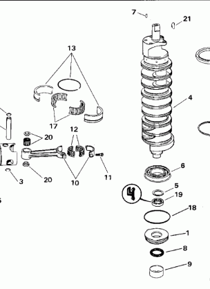 CRANKSHAFT & PISTON