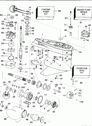 GEARCASE - STANDARD ROT.- 20