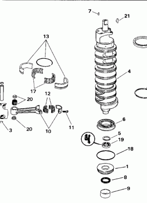 CRANKSHAFT & PISTON