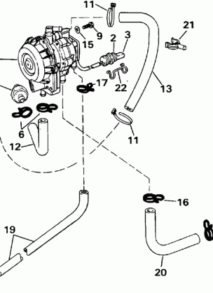 FUEL PUMP - 90 / 100 / 115 MODELS