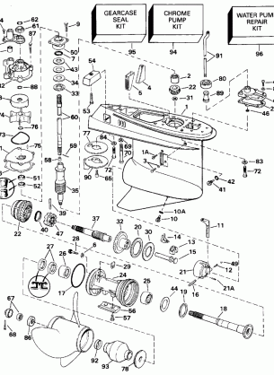 GEARCASE - COUNTER ROTATION