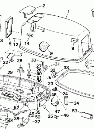 ENGINE COVER - EVINRUDE