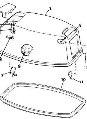 ENGINE COVER - EVINRUDE