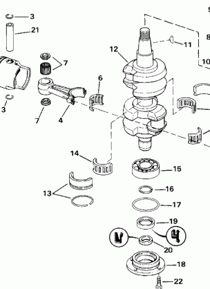 CRANKSHAFT & PISTON