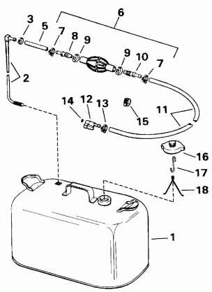 FUEL TANK WITHOUT GAUGE