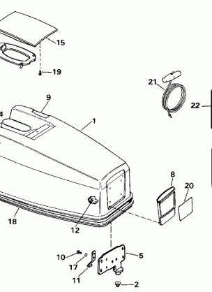 ENGINE COVER - EVINRUDE