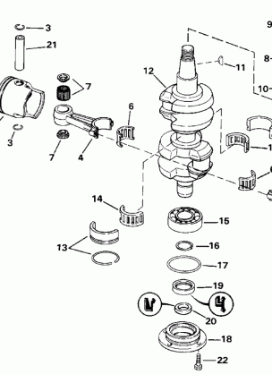 CRANKSHAFT & PISTON