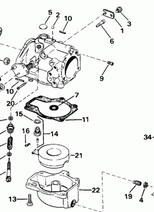 CARBURETOR - ALL 40 MODELS EARLY PRODUCTION