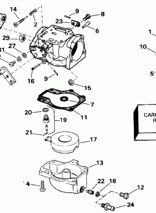 CARBURETOR - ALL 55 MODELS