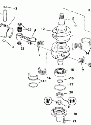 CRANKSHAFT & PISTON