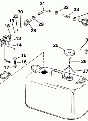 FUEL TANK WITH GAUGE