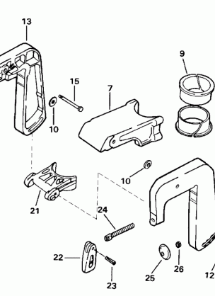 STERN BRACKET & SWIVEL BRACKET