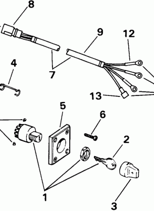 IGNITION SWITCH & CABLE