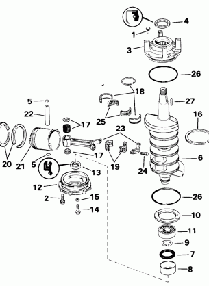 CRANKSHAFT & PISTON