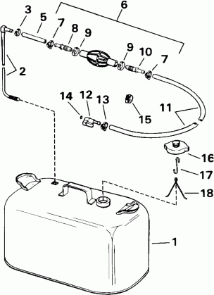 FUEL TANK WITHOUT GAUGE