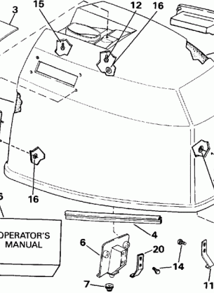 ENGINE COVER - JOHNSON