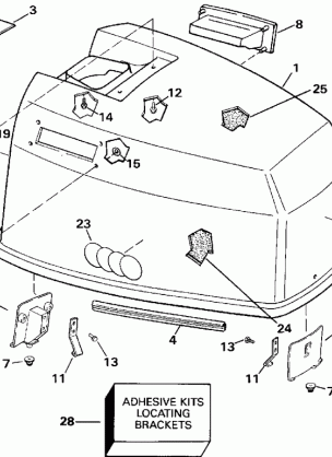 ENGINE COVER - 125 ESX