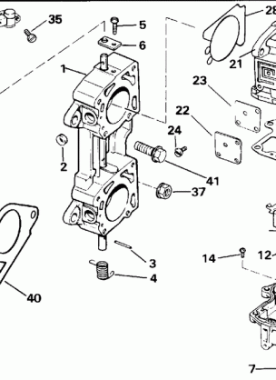 CARBURETOR AND LINKAGE - 