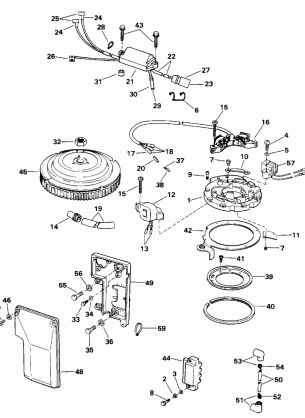 IGNITION SYSTEM - 40 ROPE START